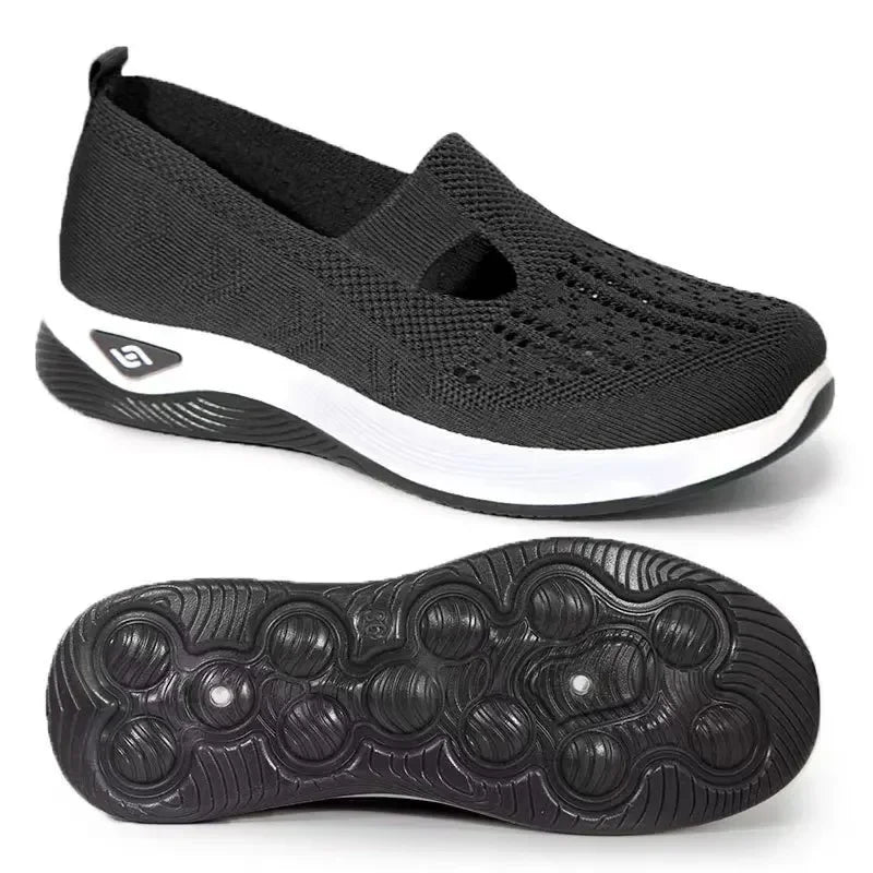 Kvinnors Sneakers Slip-On Med Stöd Andningsbart Material 9