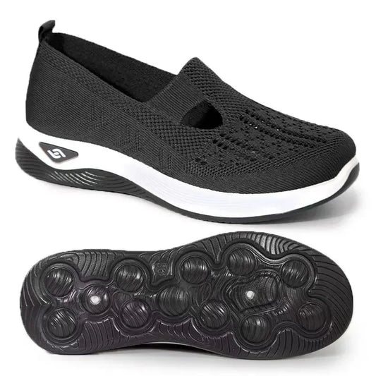 Kvinnors Sneakers Slip-On Med Stöd Andningsbart Material 9