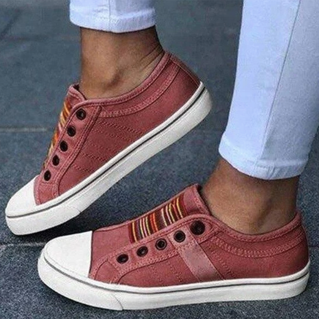 Kvinnors Sneakers Slip-On Modern Design 4