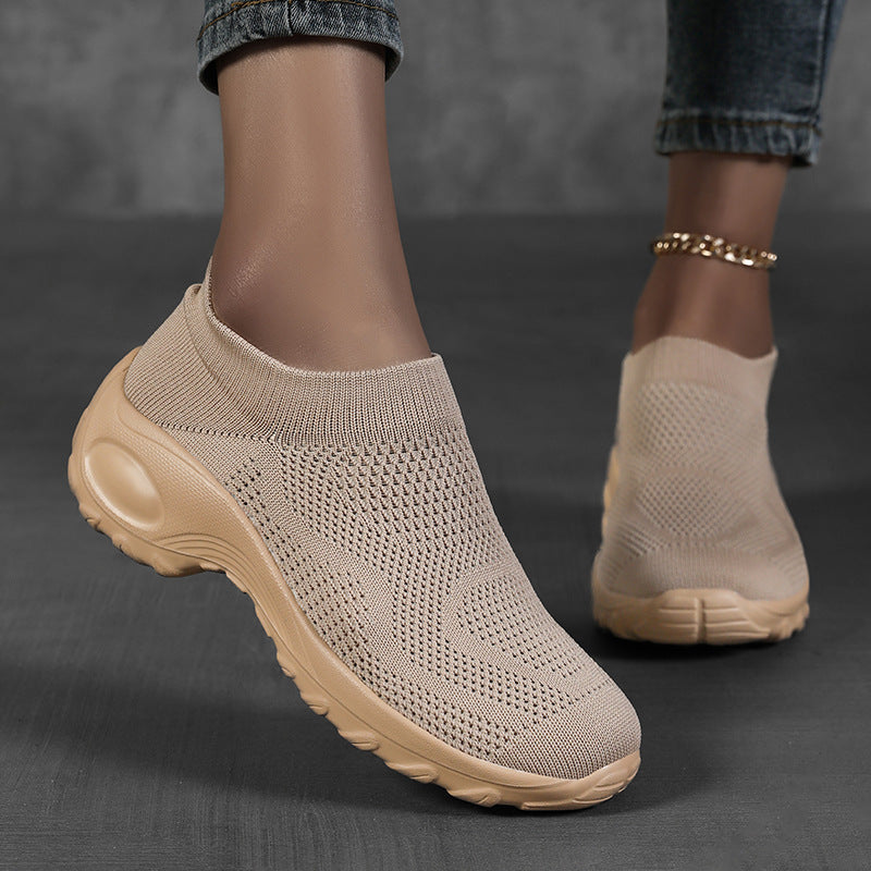 Kvinnors Sneakers Slip-On Sportig Stil 1