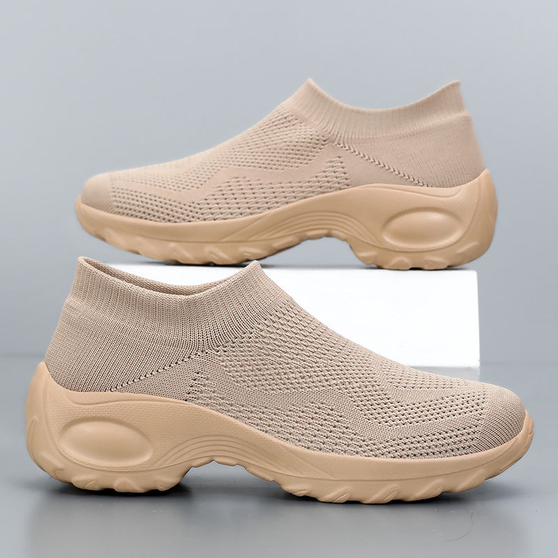 Kvinnors Sneakers Slip-On Sportig Stil 2