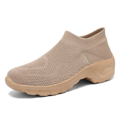Kvinnors Sneakers Slip-On Sportig Stil 5