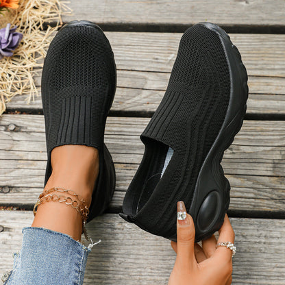 Kvinnors Sneakers Slip-On Vardaglig Sportig Stil 4