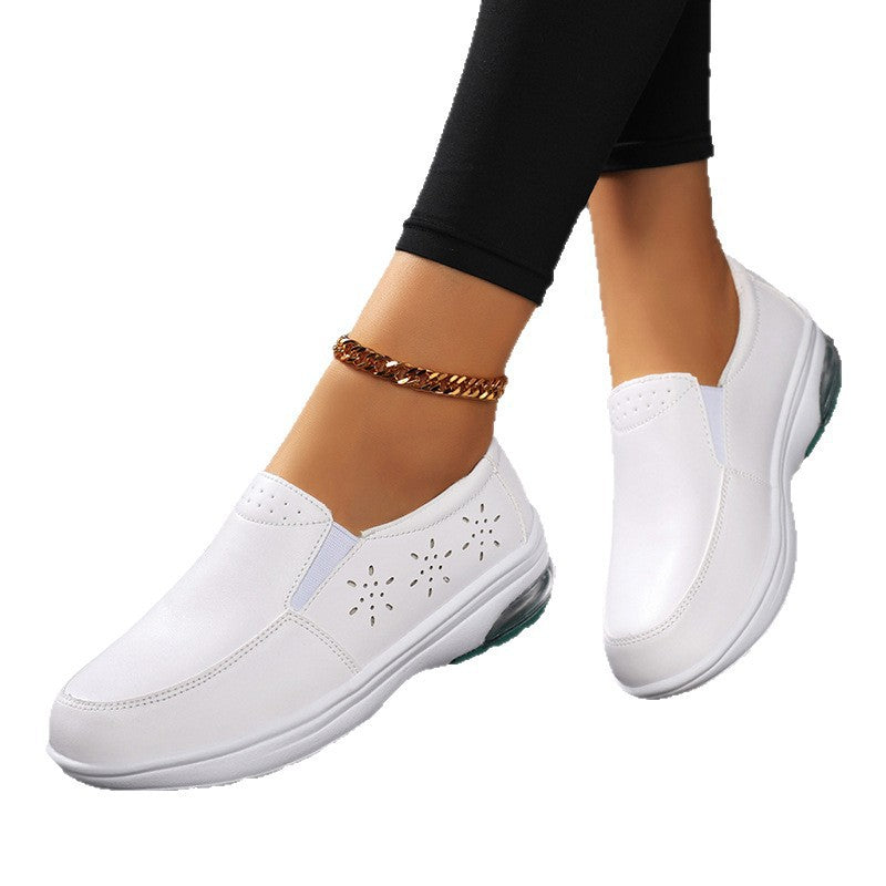 Kvinnors Sneakers Slip-On med Luftdämpning och Halkfri Sula 5