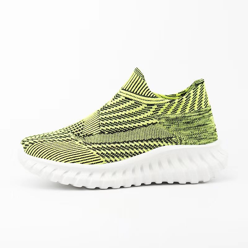 Kvinnors Sneakers Stickade Med Halkfri Sula 11