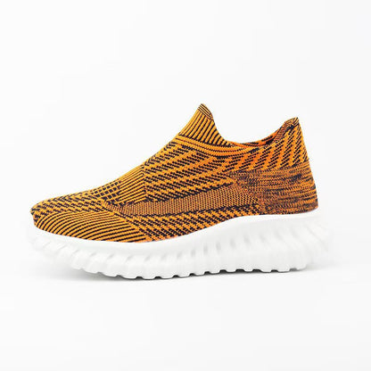 Kvinnors Sneakers Stickade Med Halkfri Sula 7