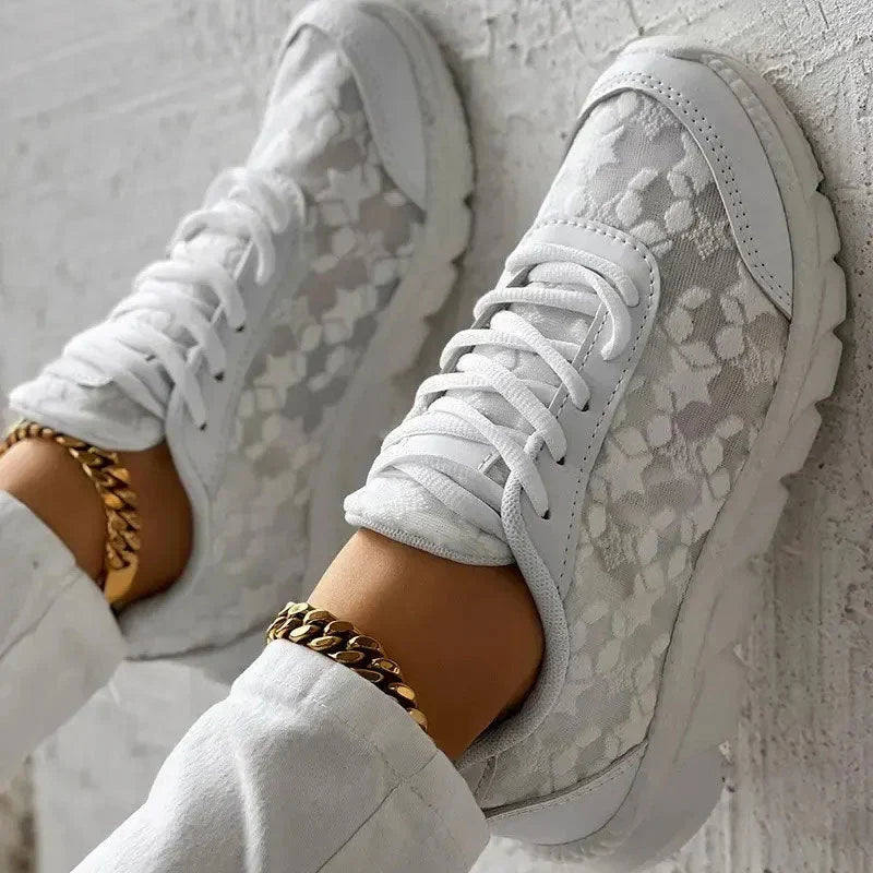 Kvinnors Sneakers Stödjande Design Slip-On Med Andningsbart Mesh 1