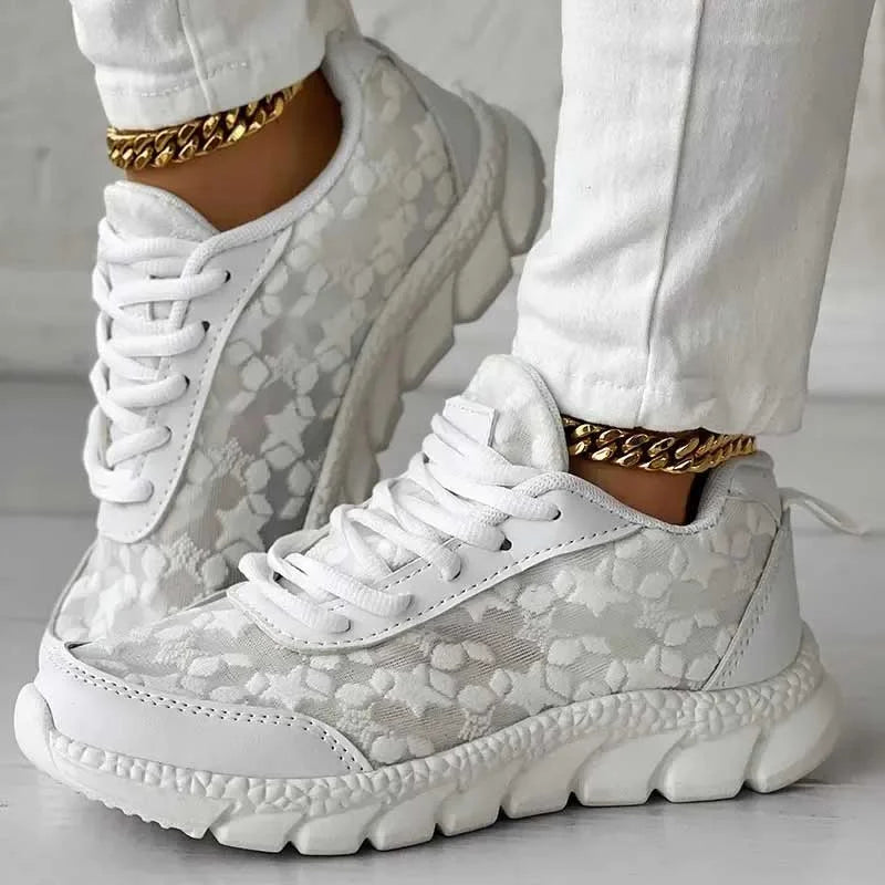 Kvinnors Sneakers Stödjande Design Slip-On Med Andningsbart Mesh 3