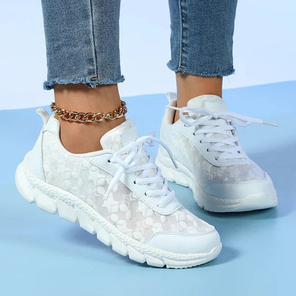 Kvinnors Sneakers Stödjande Design Slip-On Med Andningsbart Mesh 7