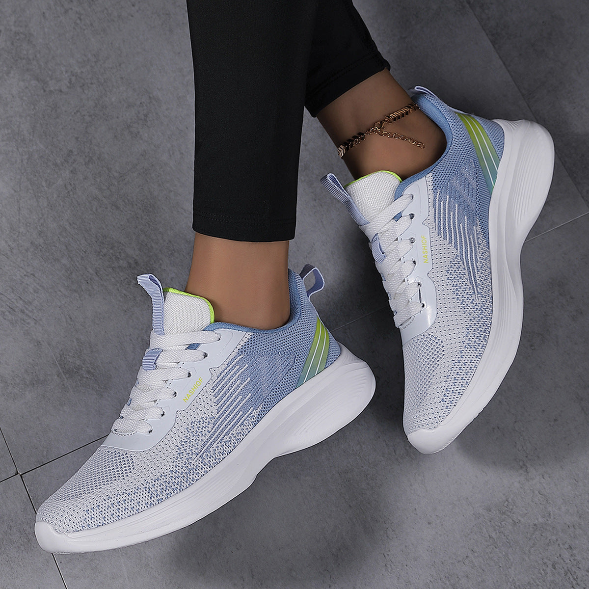 Kvinnors Sneakers för Sportaktiviteter Med Andningsbar Mesh och Flexibel Sula 2