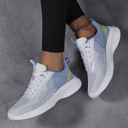 Kvinnors Sneakers för Sportaktiviteter Med Andningsbar Mesh och Flexibel Sula 2