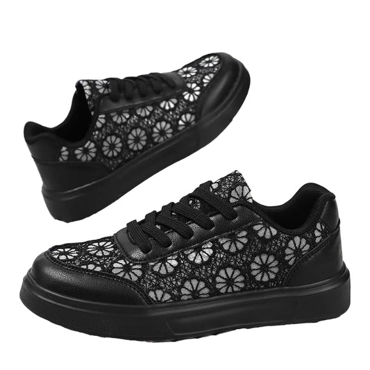 Kvinnors Sneakers med Blommiga Detaljer 0