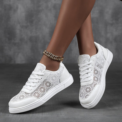 Kvinnors Sneakers med Blommiga Detaljer 1