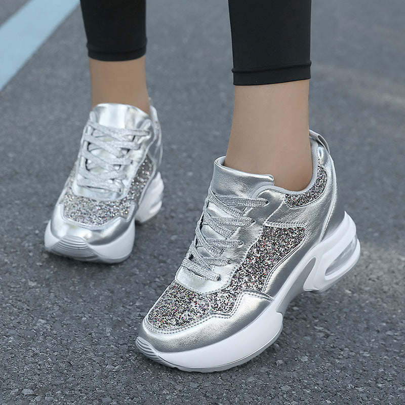 Kvinnors Sneakers med Glittrande Design 1