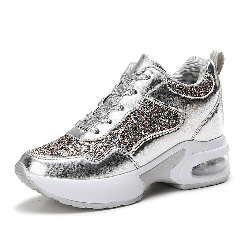 Kvinnors Sneakers med Glittrande Design 7