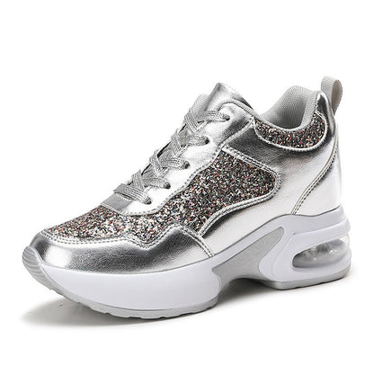 Kvinnors Sneakers med Glittrande Design 7