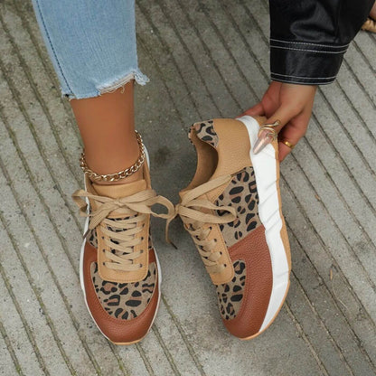 Kvinnors Sneakers med Leopardmönster 1