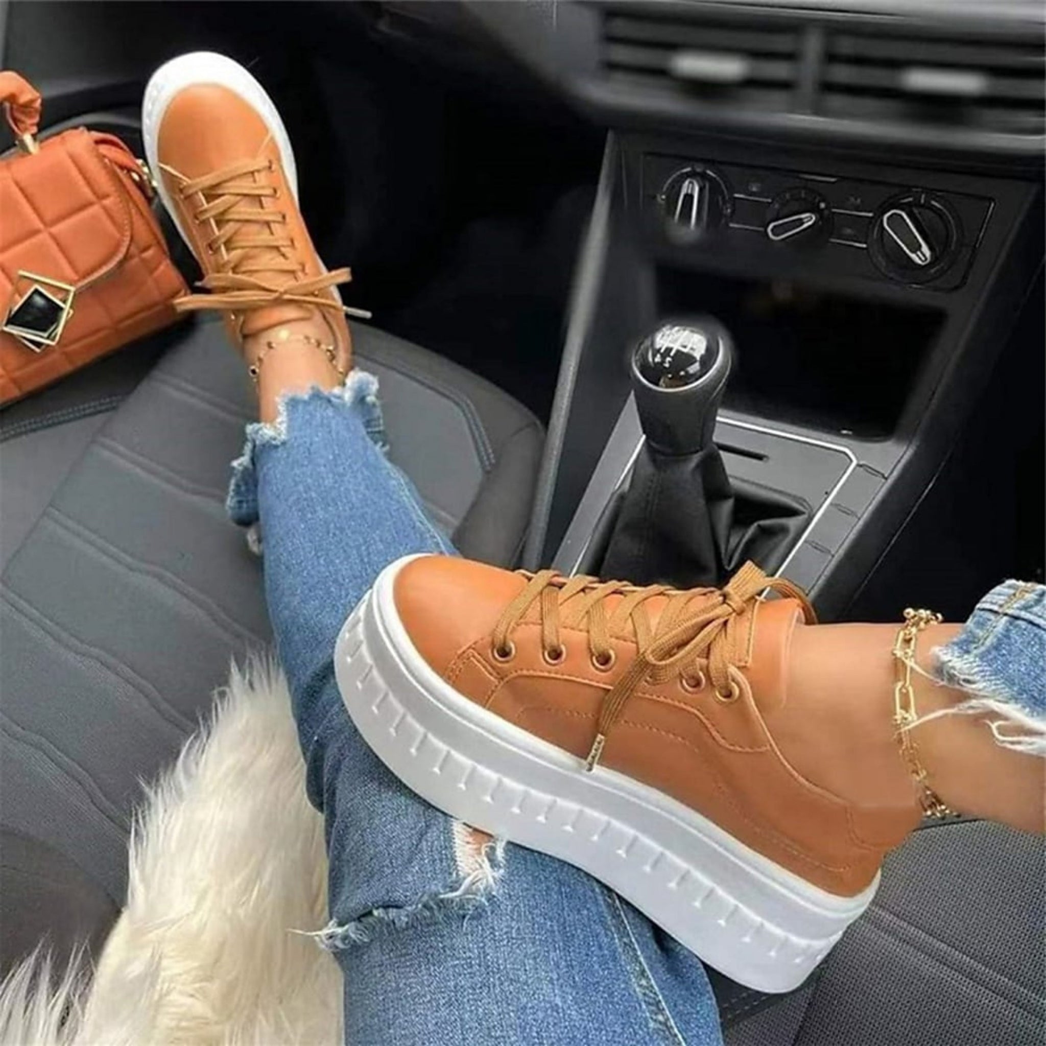 Kvinnors Sneakers med Tjock Sula Trendig 0