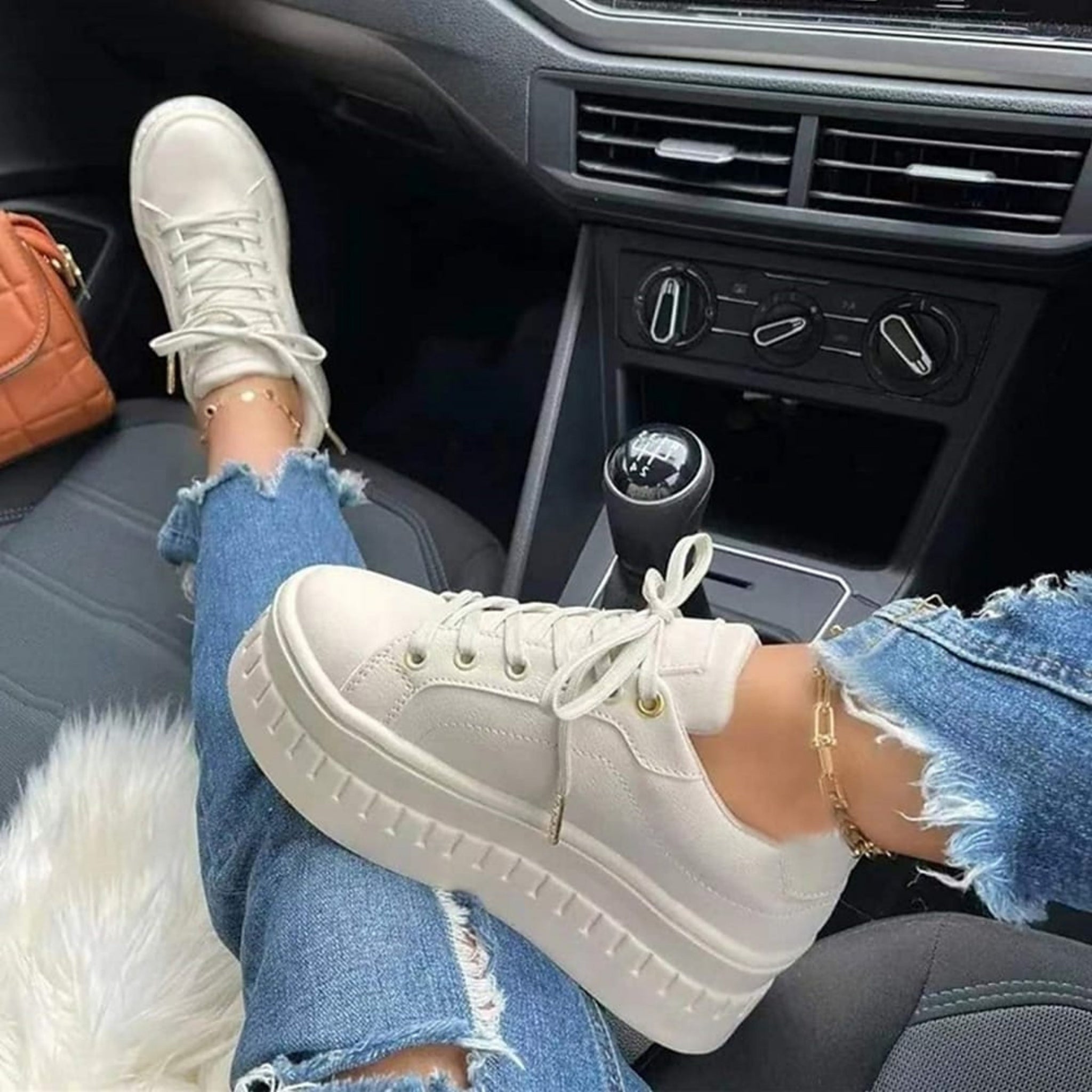 Kvinnors Sneakers med Tjock Sula Trendig 2