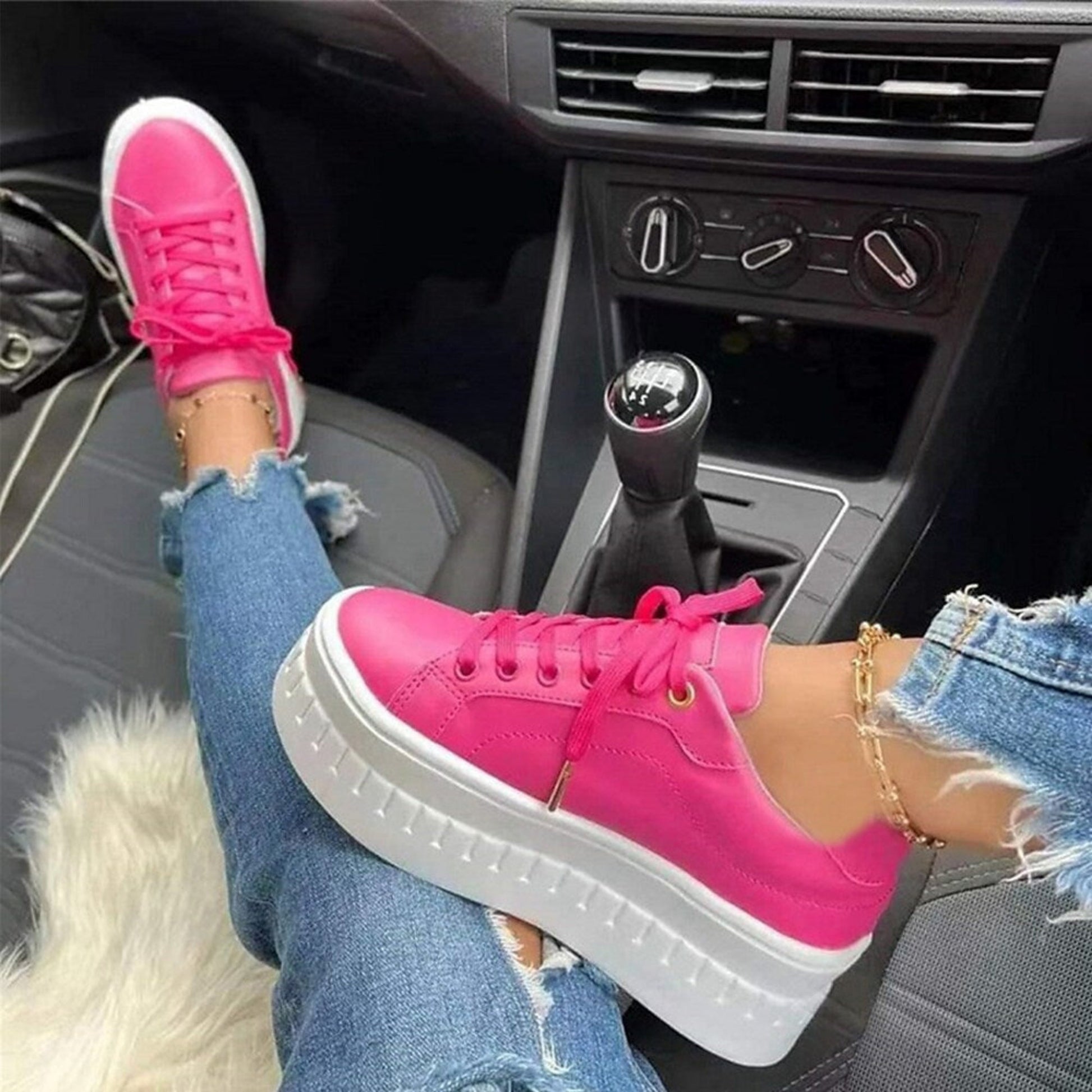 Kvinnors Sneakers med Tjock Sula Trendig 3
