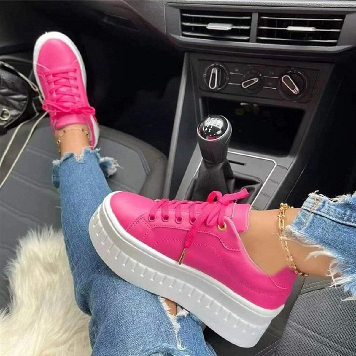Kvinnors Sneakers med Tjock Sula Trendig 3