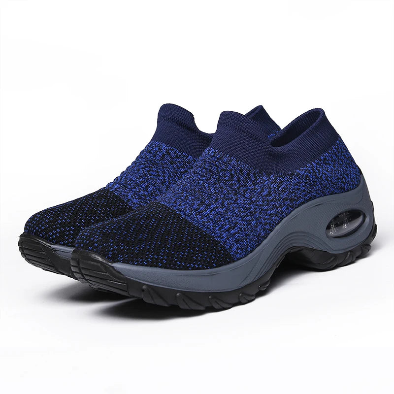 Kvinnors Sneakers med Tjock Sula och Luftkudde 4