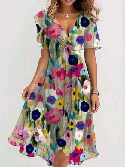 Kvinnors Sommarklänning Boho-Stil 3