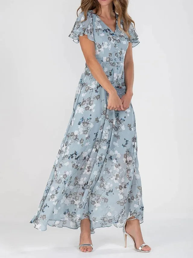Kvinnors Sommarklänning Glamourös Stil 1