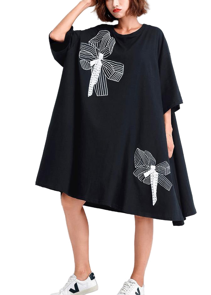 Kvinnors Sommarklänning med Broderi och Fåll 0