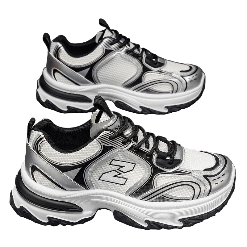 Kvinnors Sportiga Sneakers Med Modern Design 0