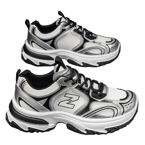 Kvinnors Sportiga Sneakers Med Modern Design 0