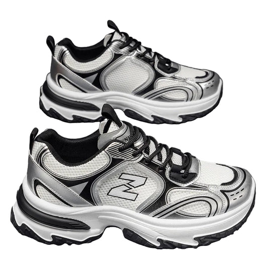Kvinnors Sportiga Sneakers Med Modern Design 0