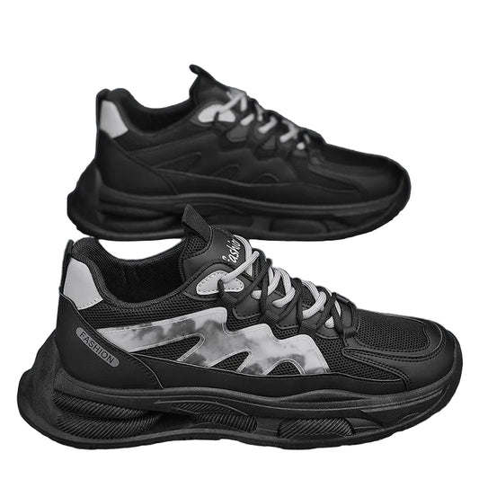 Kvinnors Sportiga Sneakers med Halkfri Sula 0