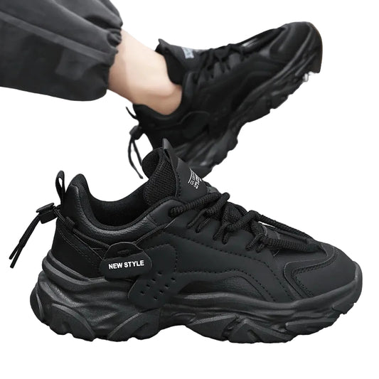 Kvinnors Sportiga Sneakers med Halkfri Sula 0