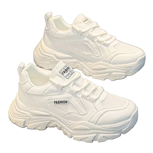 Kvinnors Sportiga Sneakers med Innovativ Design 0