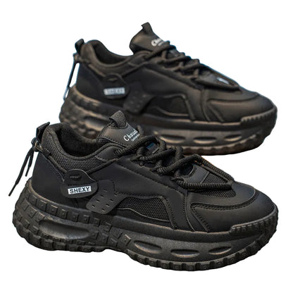 Kvinnors Sportiga Sneakers med Mesh Design 0