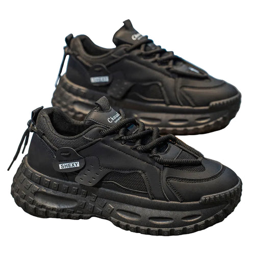 Kvinnors Sportiga Sneakers med Mesh Design 0
