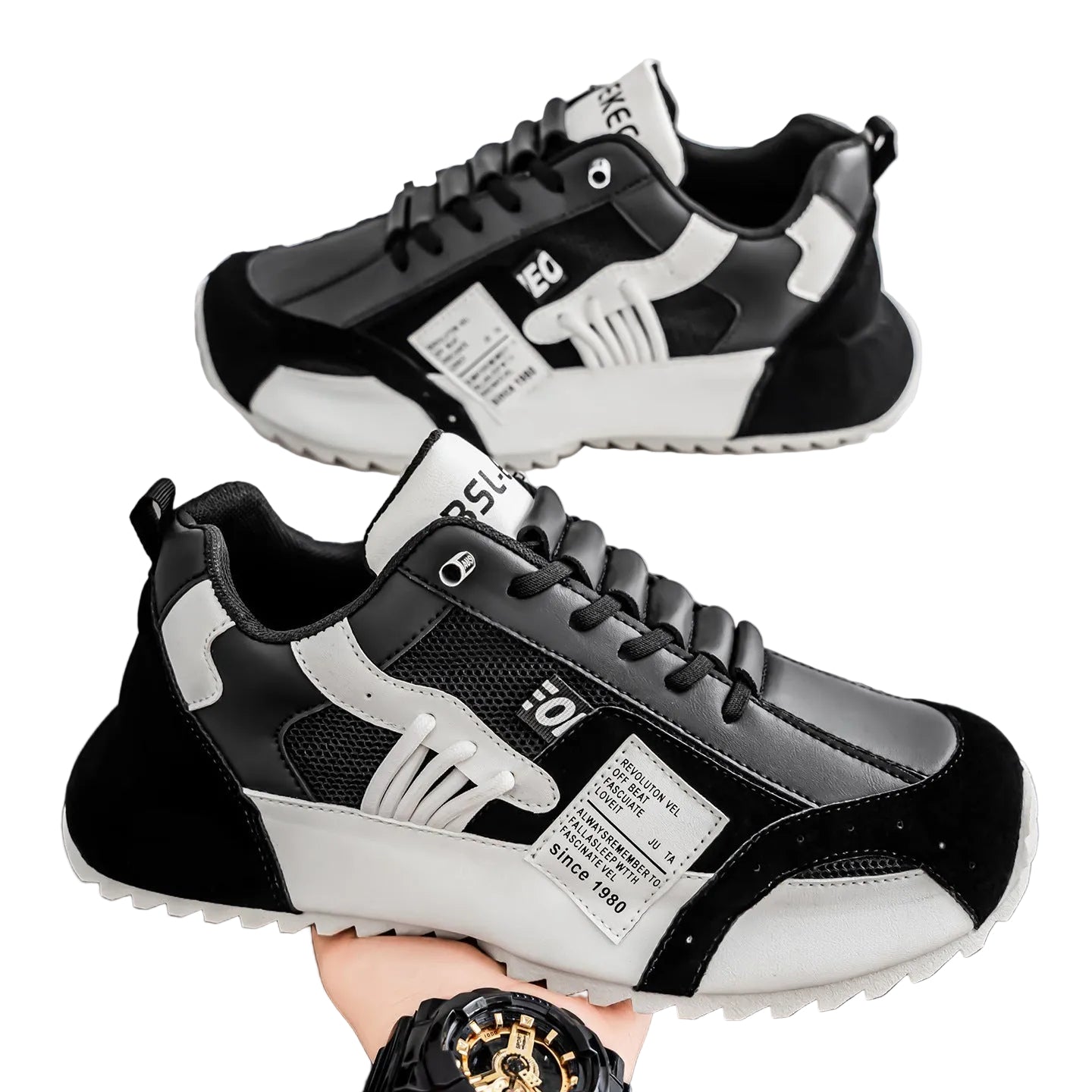Kvinnors Sportiga Sneakers med Modern Design 0