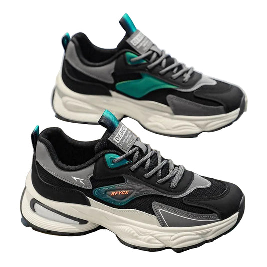Kvinnors Sportiga Sneakers med Robust Sula 0