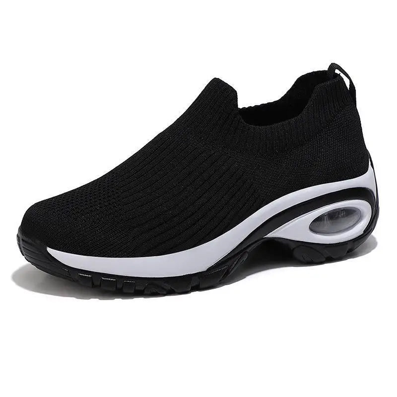 Kvinnors Sportskor Wedge Plattform Andningsbara Sneakers 4