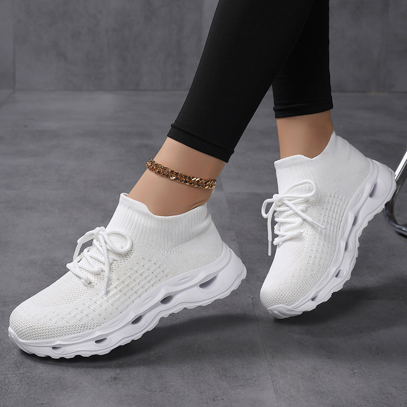 Kvinnors Sportsneakers med Elastiskt Skaft Modern Design 2