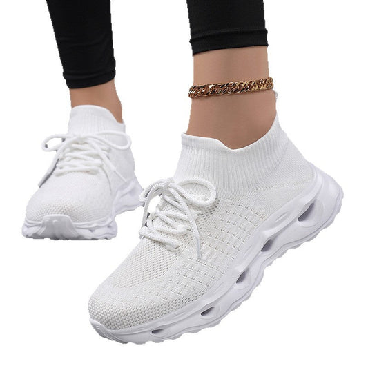 Kvinnors Sportsneakers med Elastiskt Skaft Modern Design 5