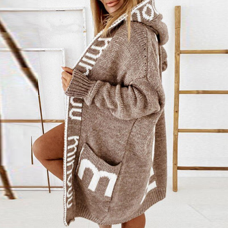 Kvinnors Stickad Cardigan Elegant 6