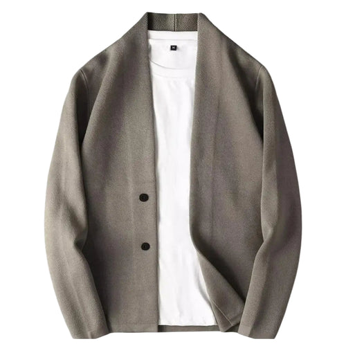Kvinnors Stickad Kofta Med Raffinerad Design 0