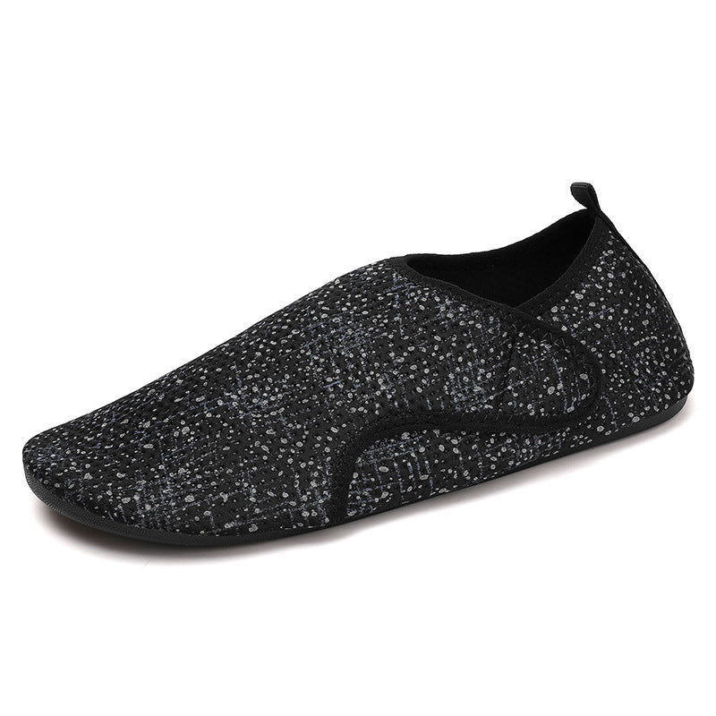 Kvinnors Stickade Tofflor Flexibel Design 7