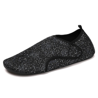 Kvinnors Stickade Tofflor Flexibel Design 7