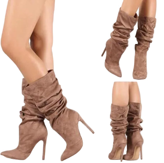 Kvinnors Stiletto Stövlar Medium 1