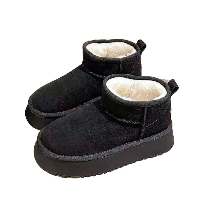 Kvinnors Stövlar Klumpiga Plattformssulor Trendig Design 6