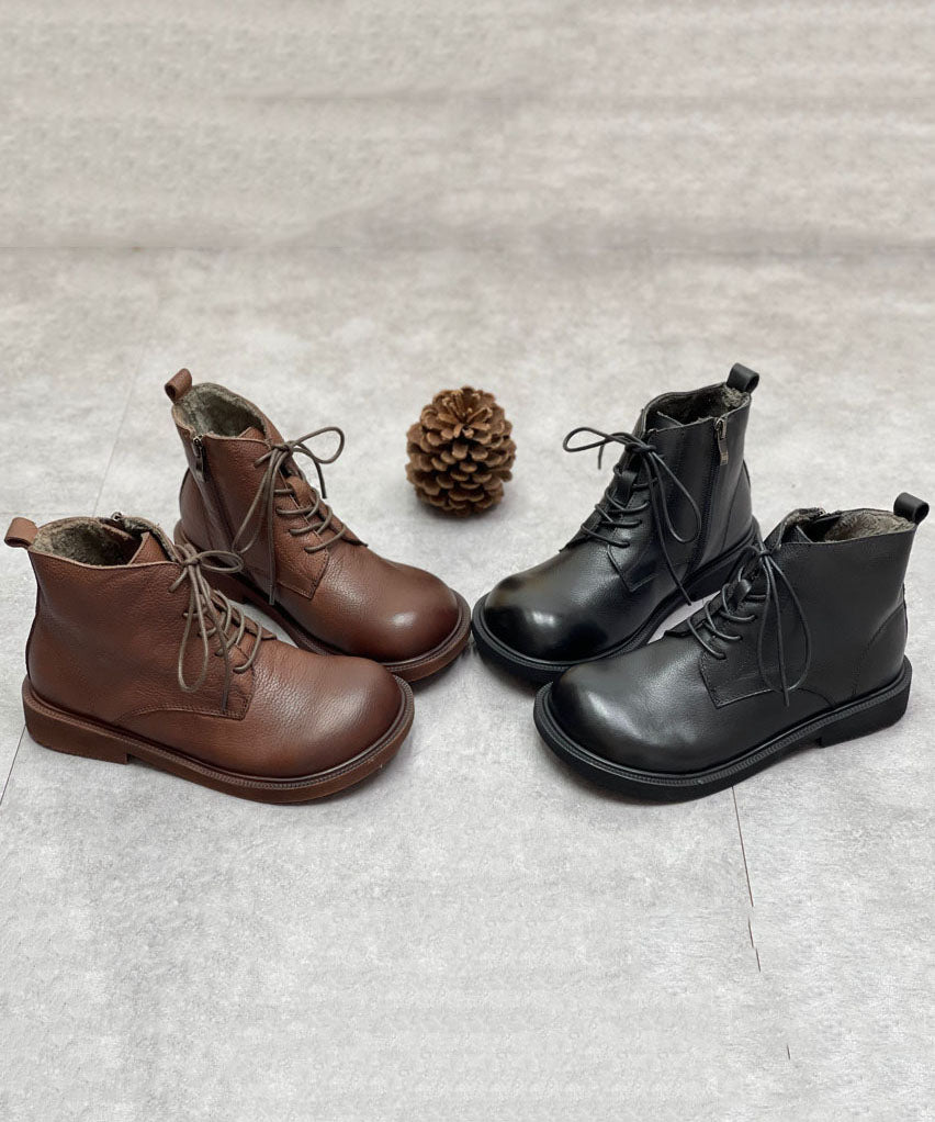 Kvinnors Stövlar med Snörning 2