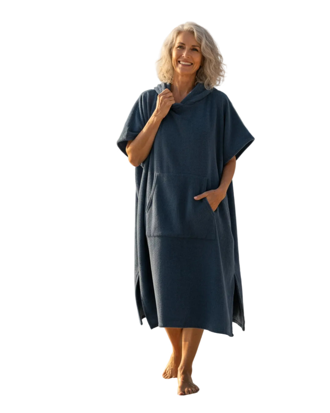 Kvinnors Strandponcho Klänning Lätt 0